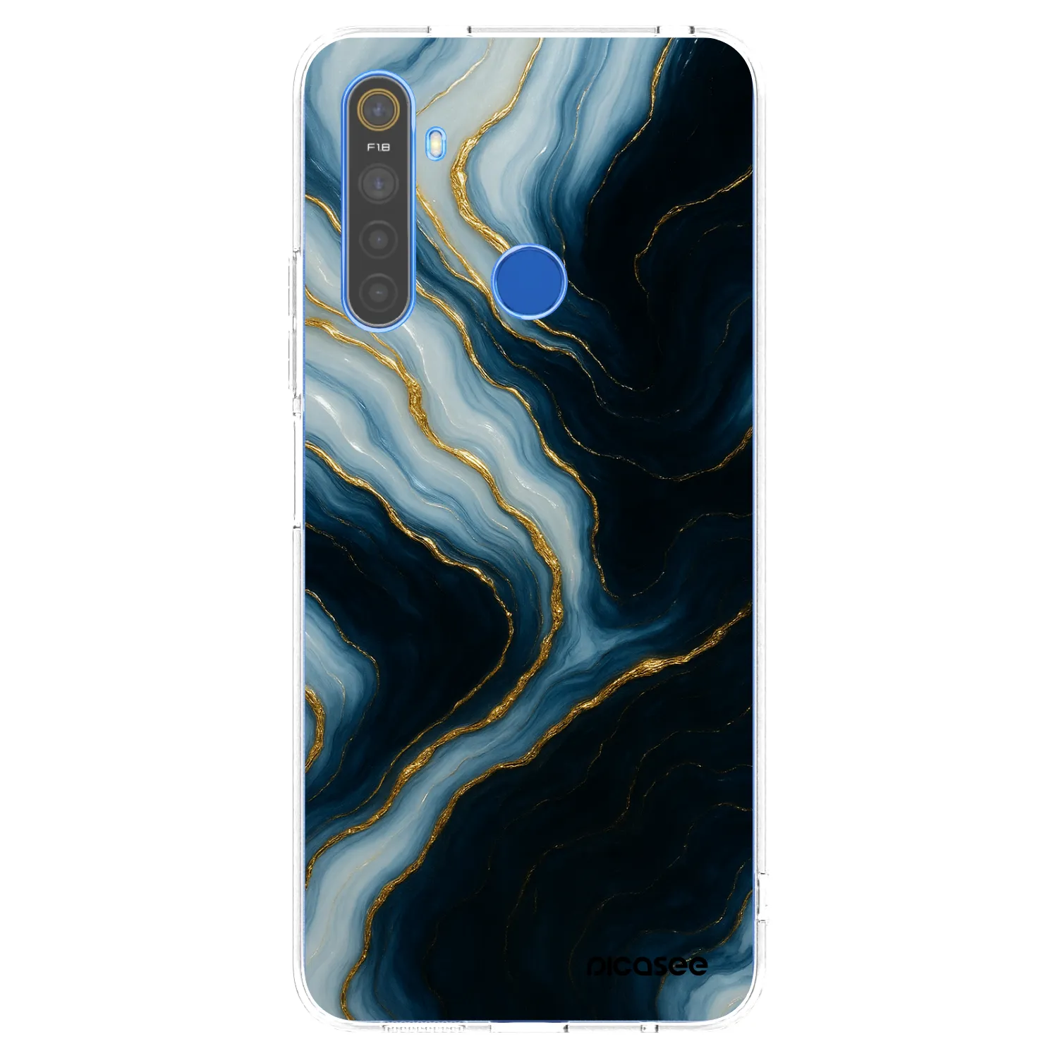 Picasee husă transparentă din silicon pentru Realme 5 - Luna