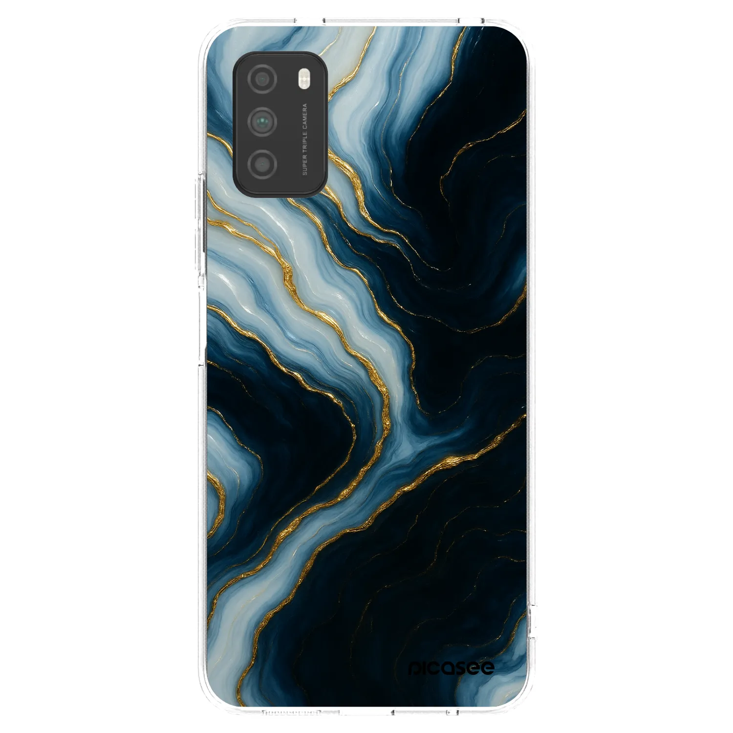 Picasee husă transparentă din silicon pentru Xiaomi Poco M3 - Luna