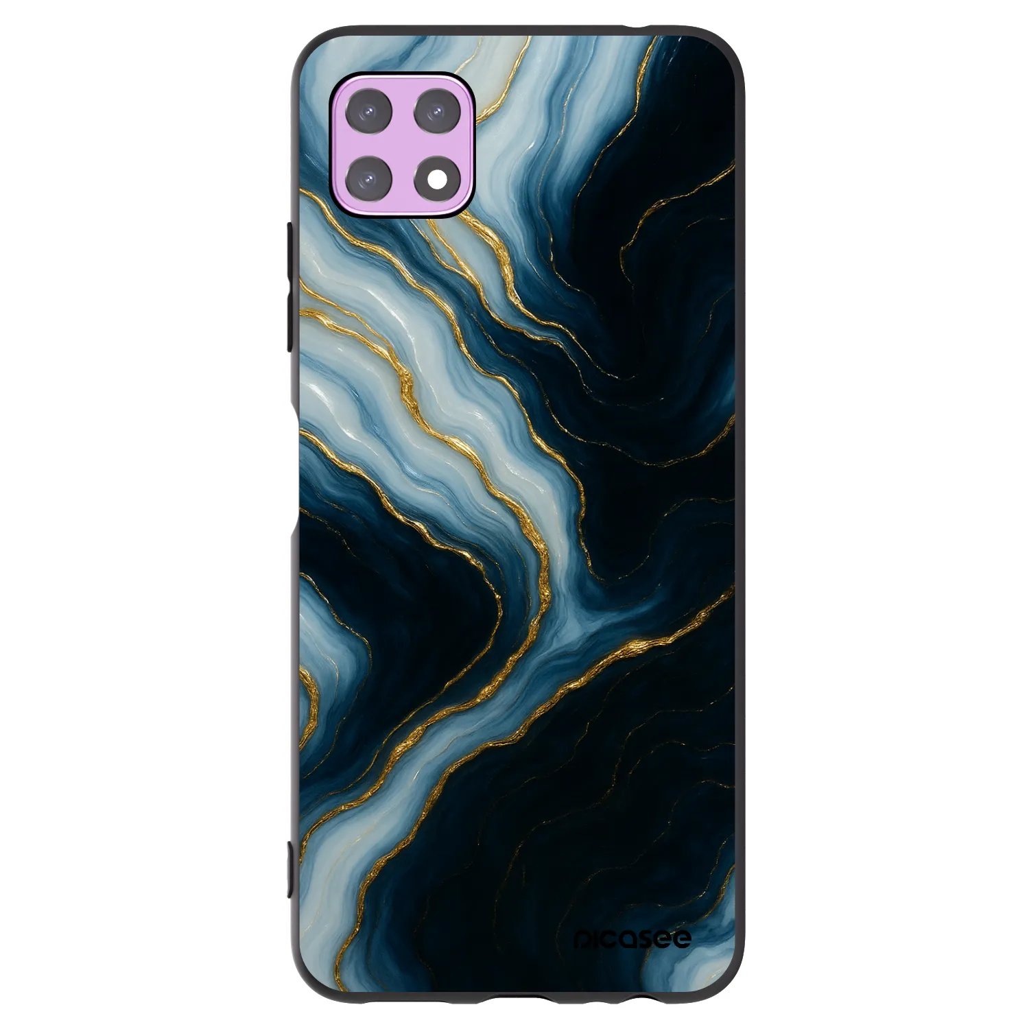 Picasee husă neagră din silicon pentru Samsung Galaxy A22 A226B 5G - Luna