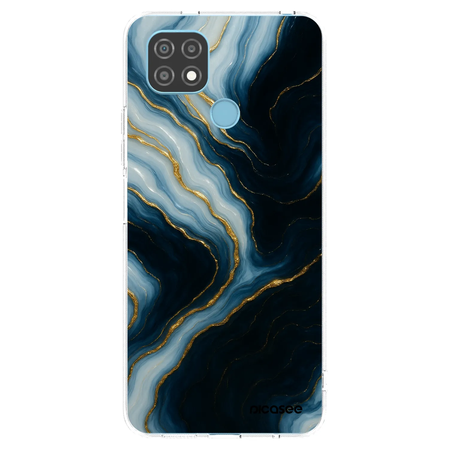 Picasee husă transparentă din silicon pentru Realme C21 - Luna