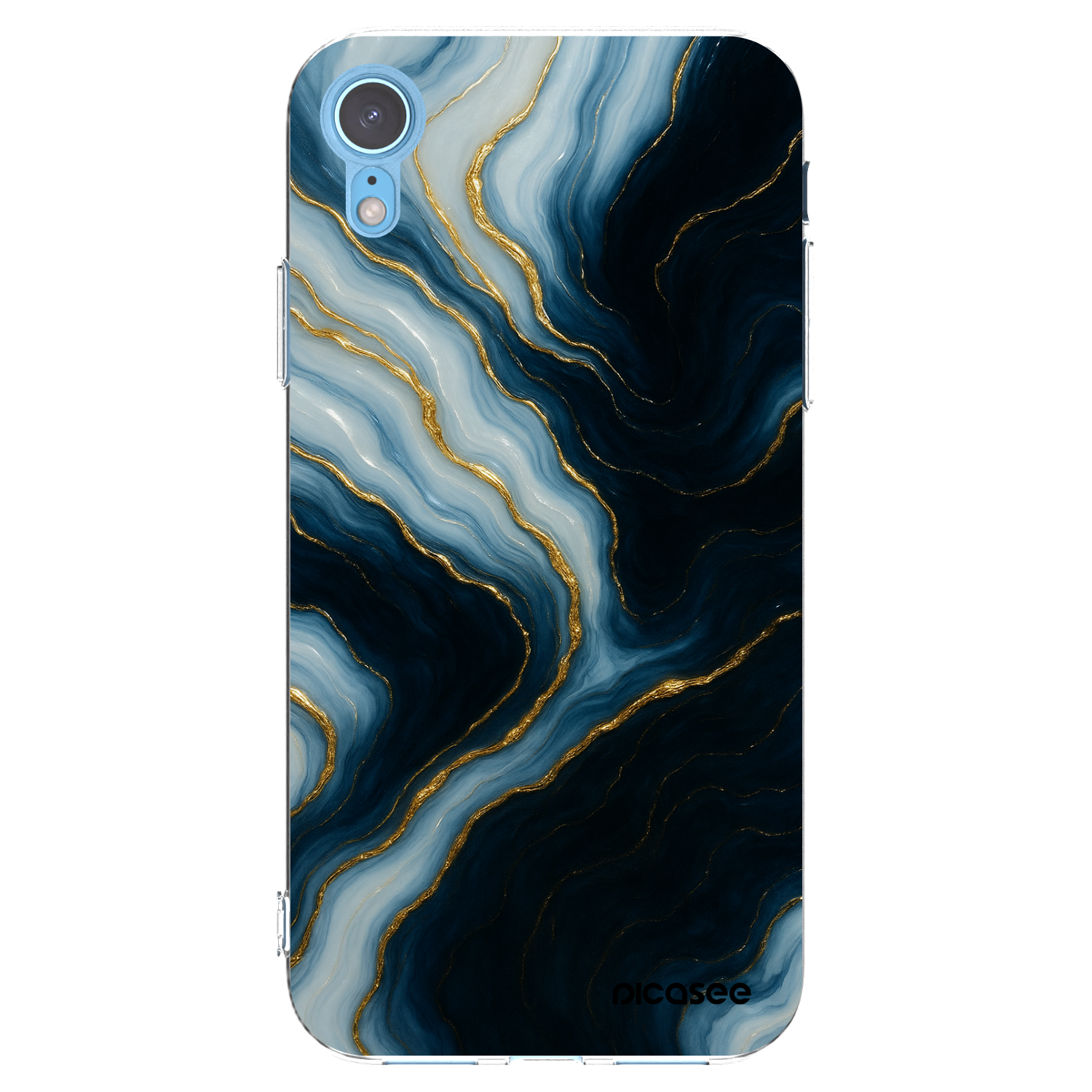 Picasee husă transparentă din silicon pentru Apple iPhone XR - Luna