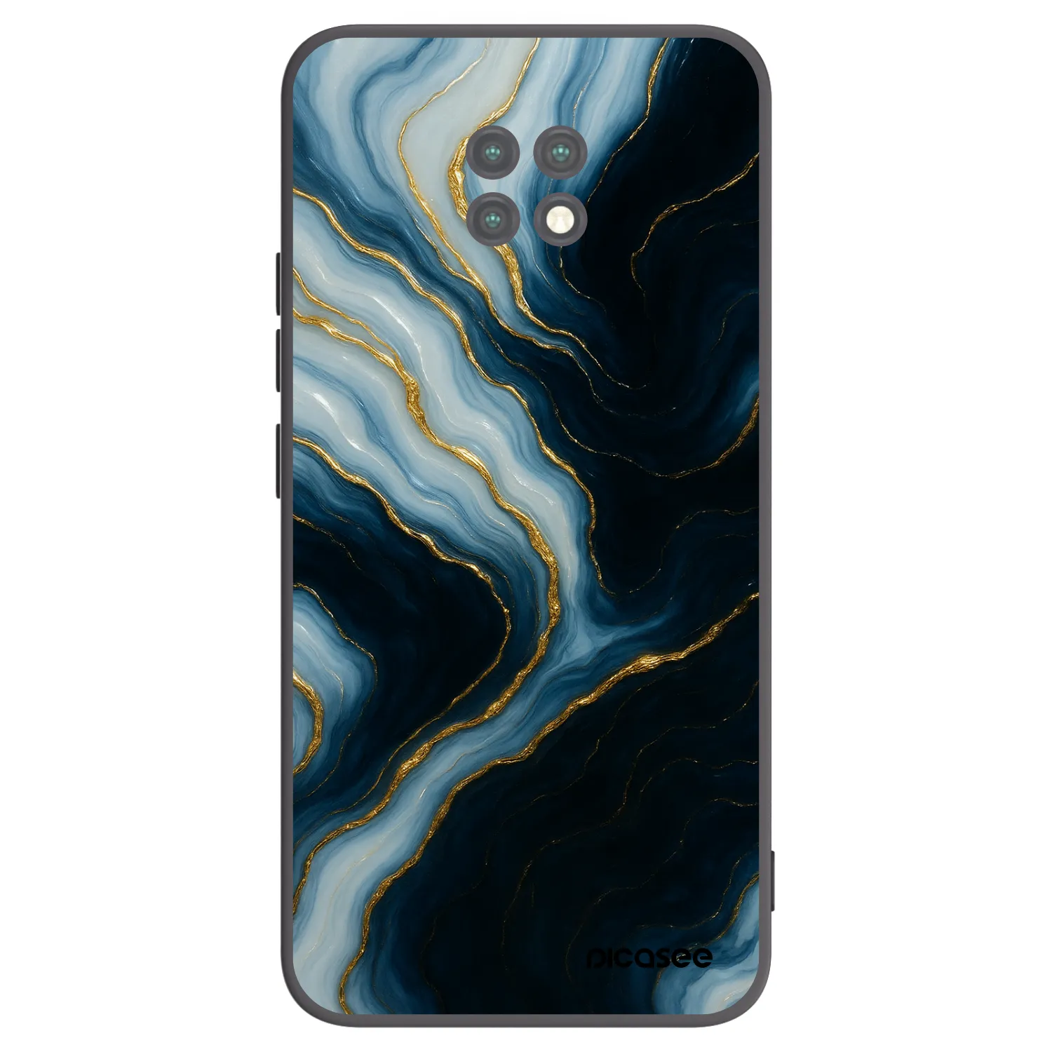 Picasee husă neagră din silicon pentru Xiaomi Redmi Note 9T - Luna