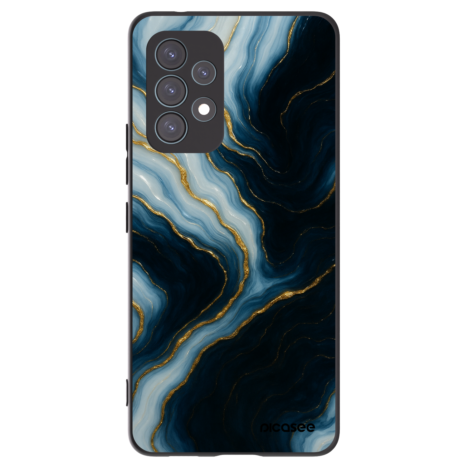 Picasee husă neagră din silicon pentru Samsung Galaxy A53 5G A536 - Luna