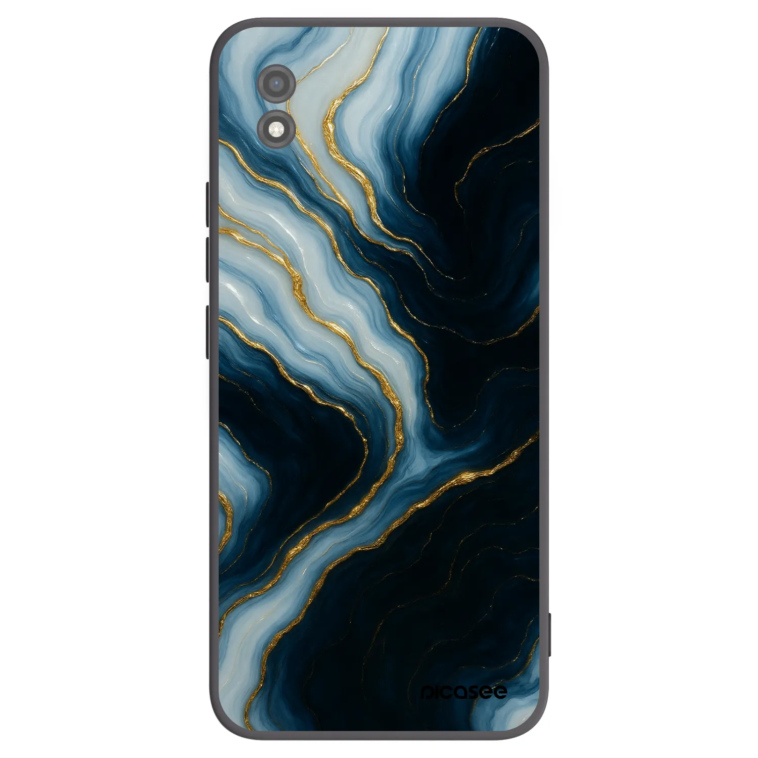 Picasee husă neagră din silicon pentru Realme C11 (2021) - Luna