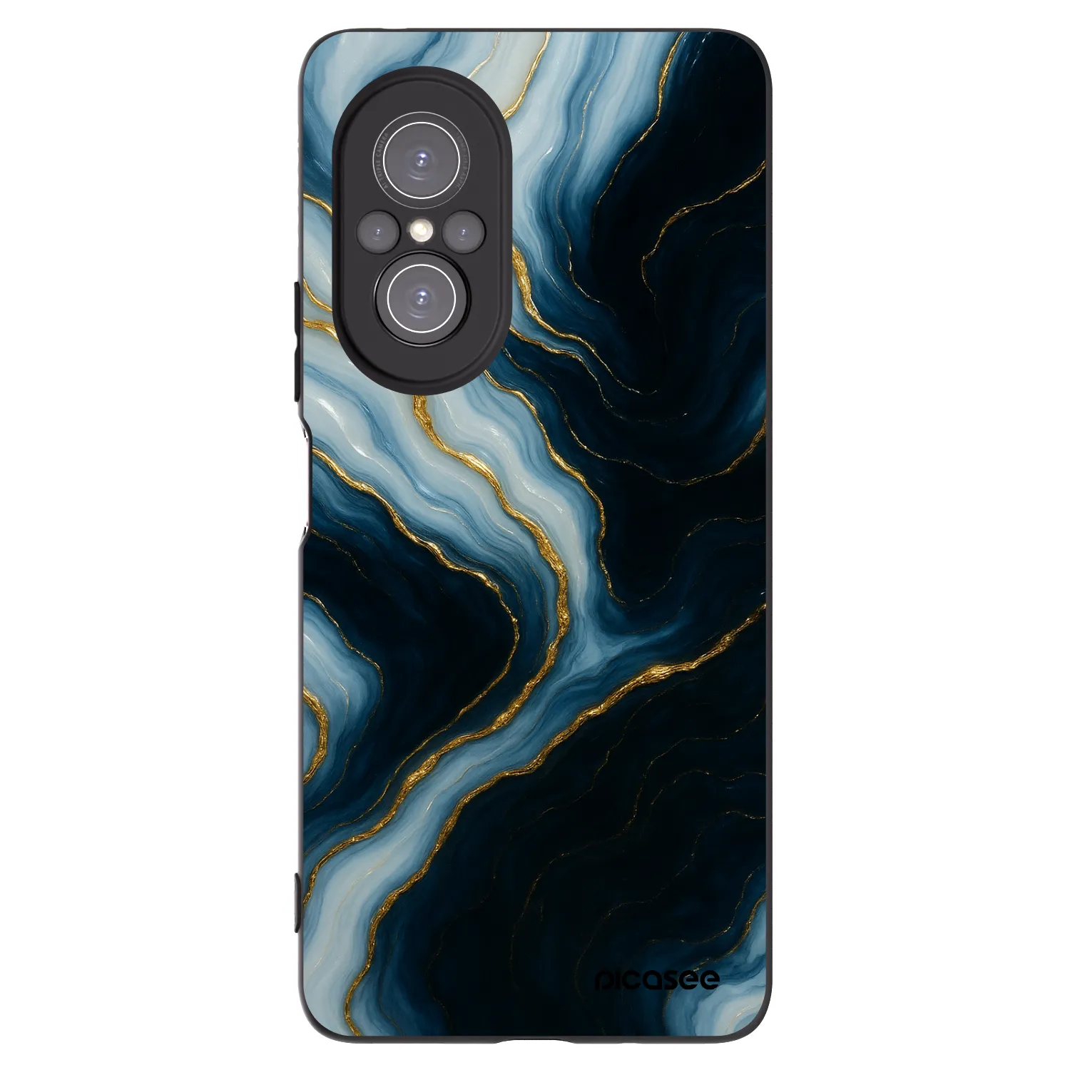 Picasee husă neagră din silicon pentru Huawei Nova 9 SE - Luna