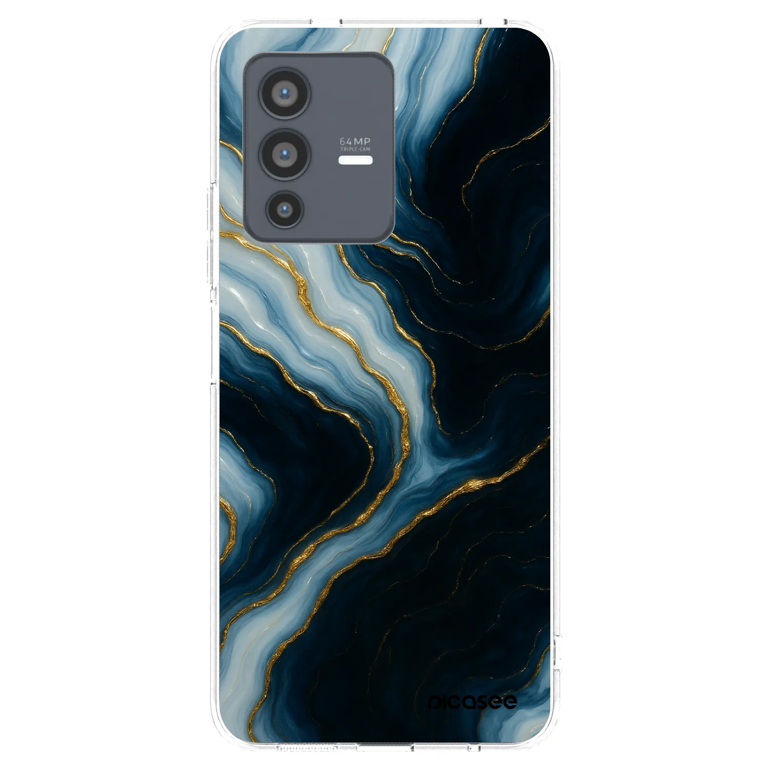 Picasee husă transparentă din silicon pentru Vivo V23 5G - Luna