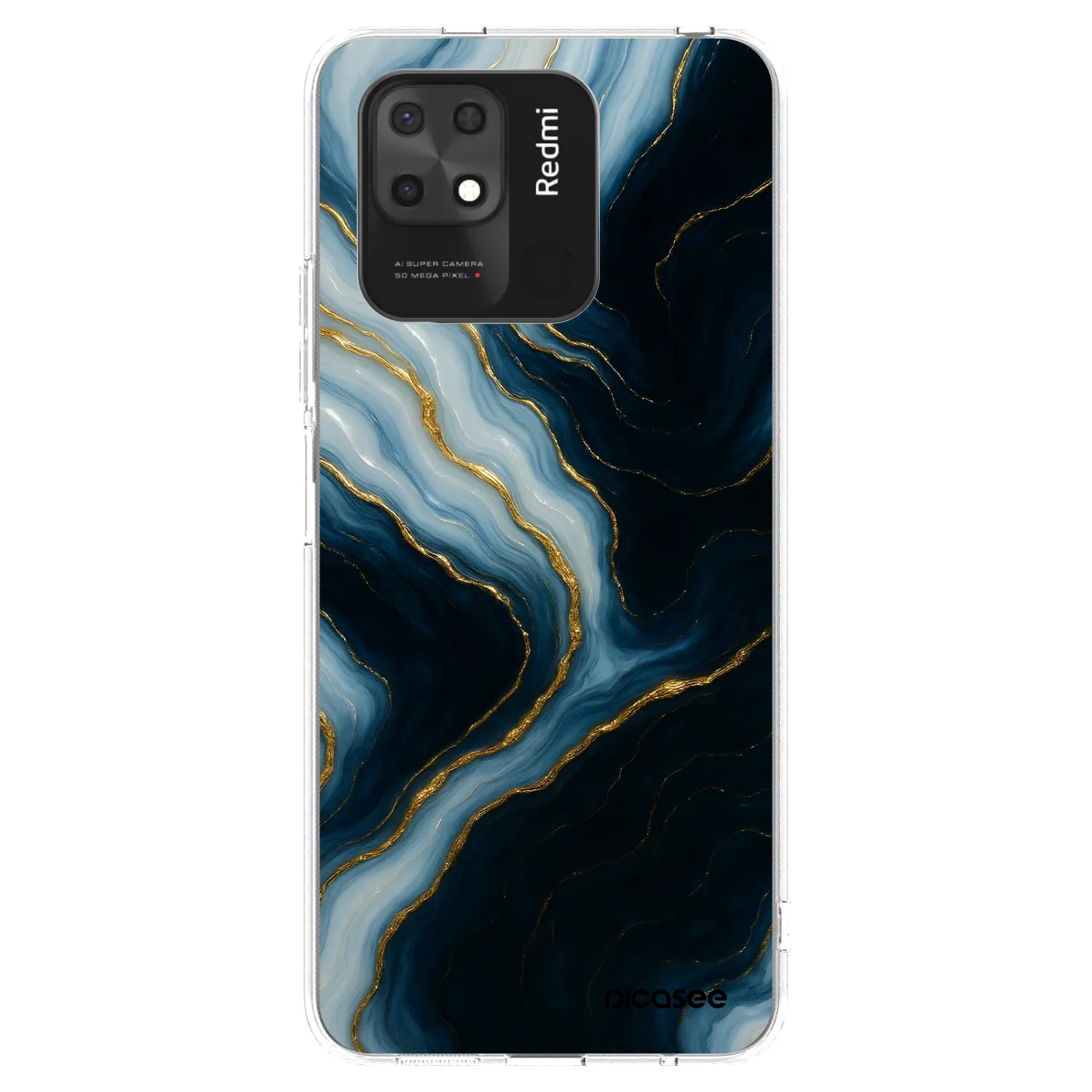 Picasee husă transparentă din silicon pentru Xiaomi Redmi 10C - Luna