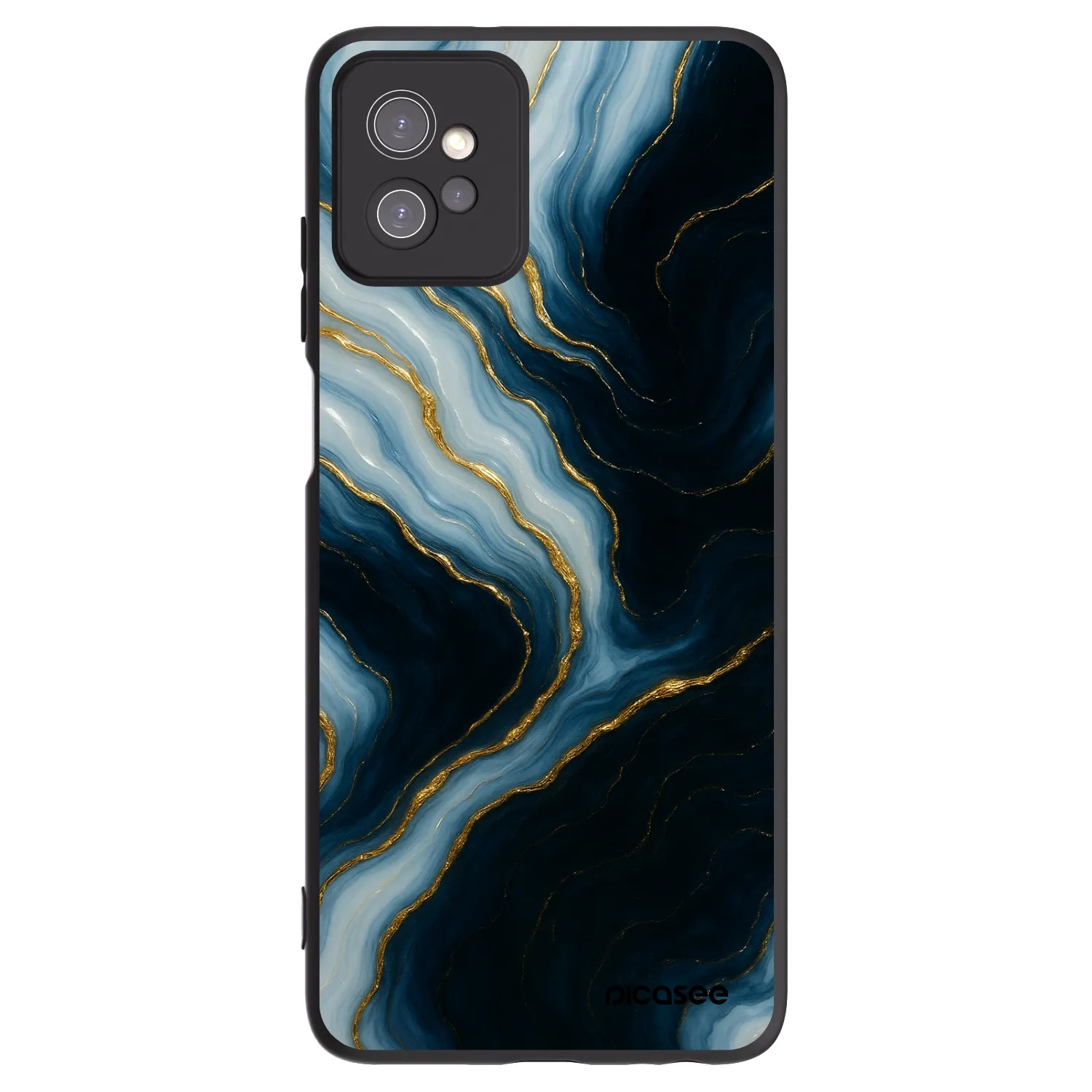 Picasee husă neagră din silicon pentru Motorola Moto G32 - Luna