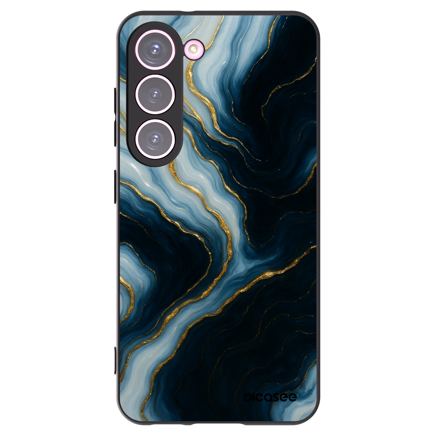 Picasee husă neagră din silicon pentru Samsung Galaxy S23 5G - Luna
