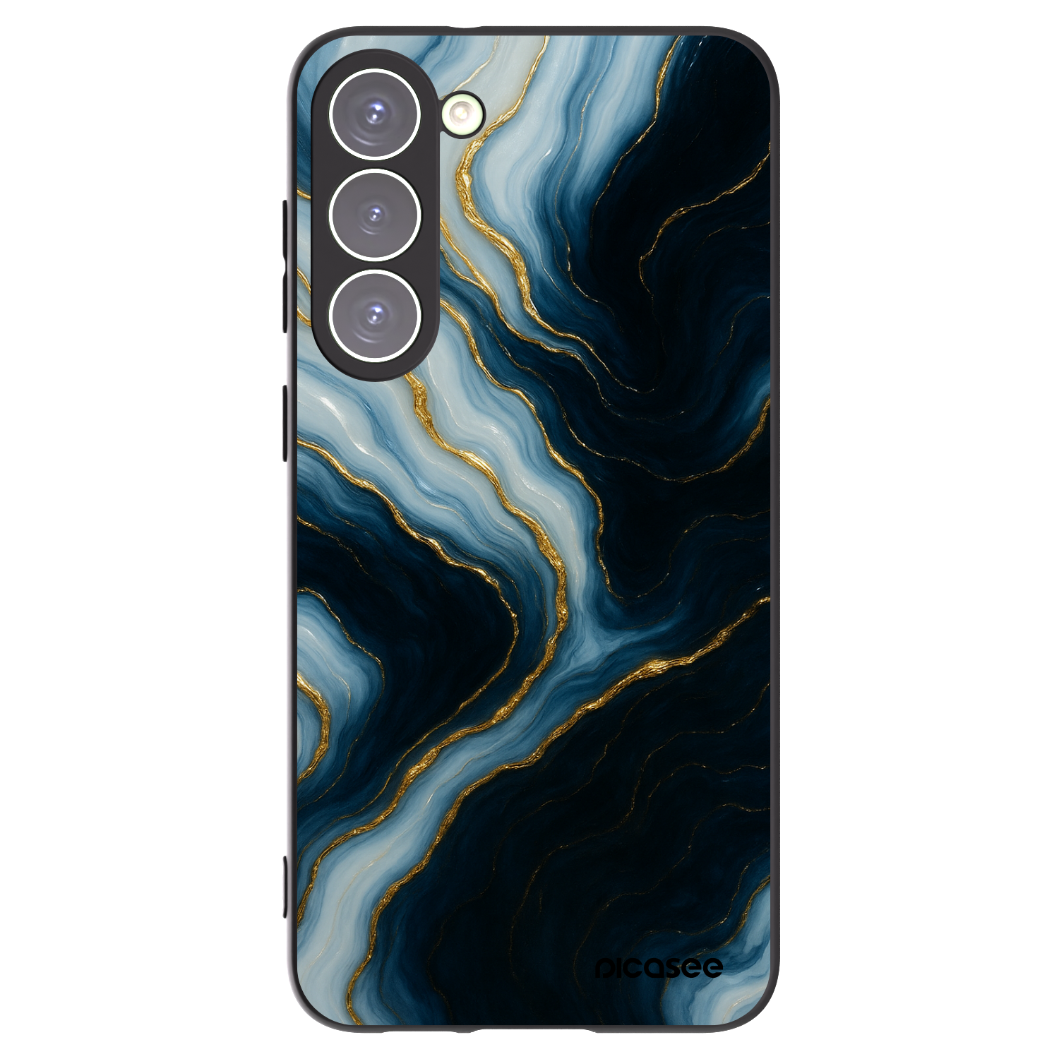 Picasee husă neagră din silicon pentru Samsung Galaxy S23+ 5G - Luna