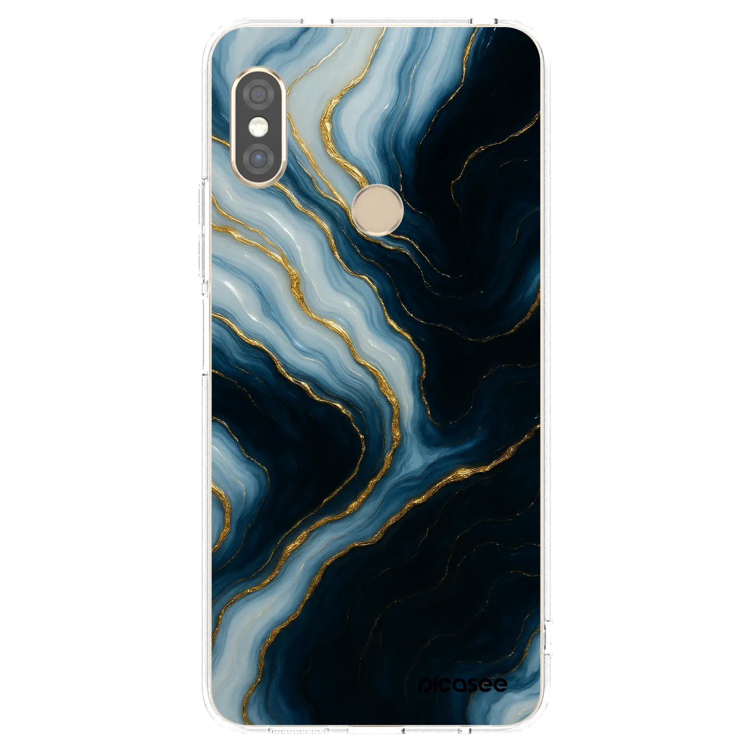 Picasee husă transparentă din silicon pentru Xiaomi Redmi Note 5 Global - Luna