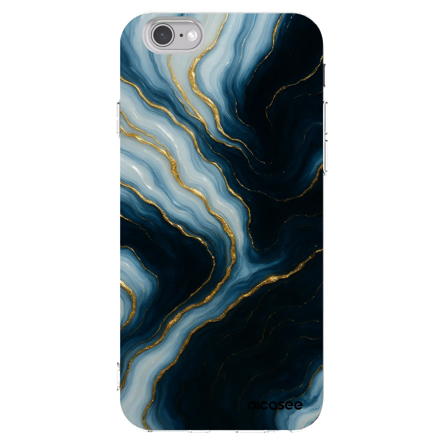 Picasee husă transparentă din silicon pentru Apple iPhone 6/6S - Luna