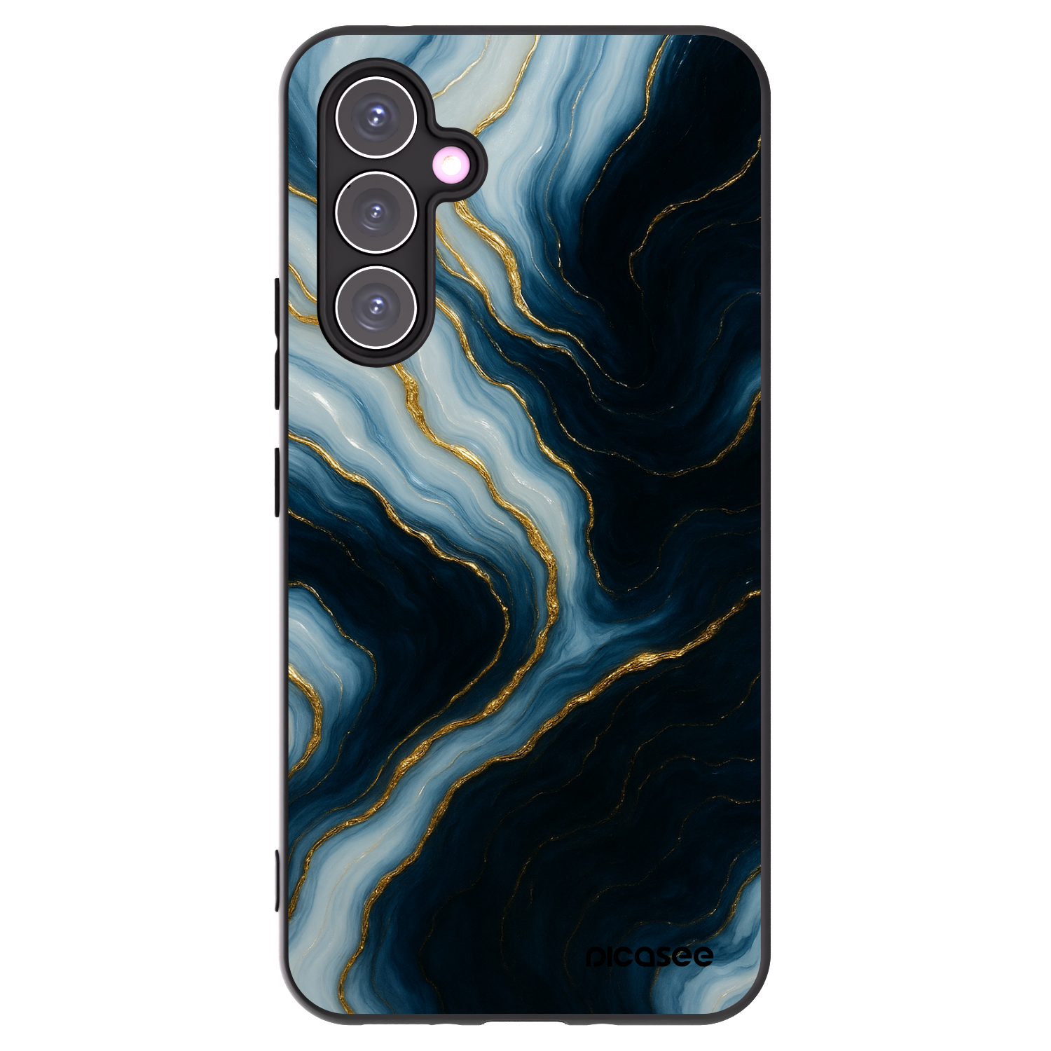 Picasee husă neagră din silicon pentru Samsung Galaxy A54 5G A546B - Luna