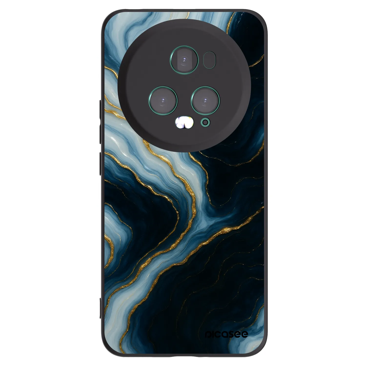 Picasee husă neagră din silicon pentru Honor Magic5 Pro - Luna