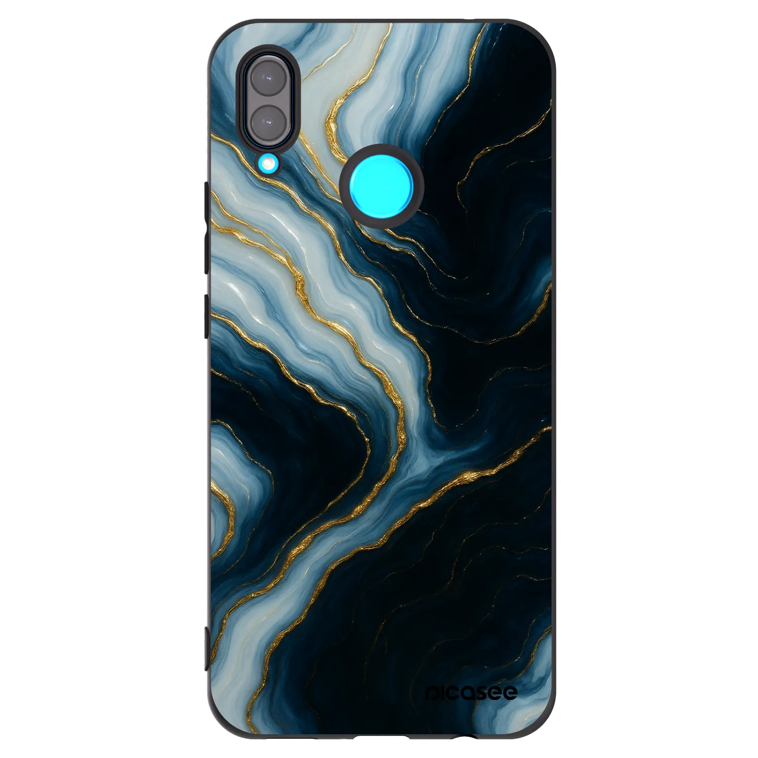 Picasee husă neagră din silicon pentru Huawei Nova 3 - Luna