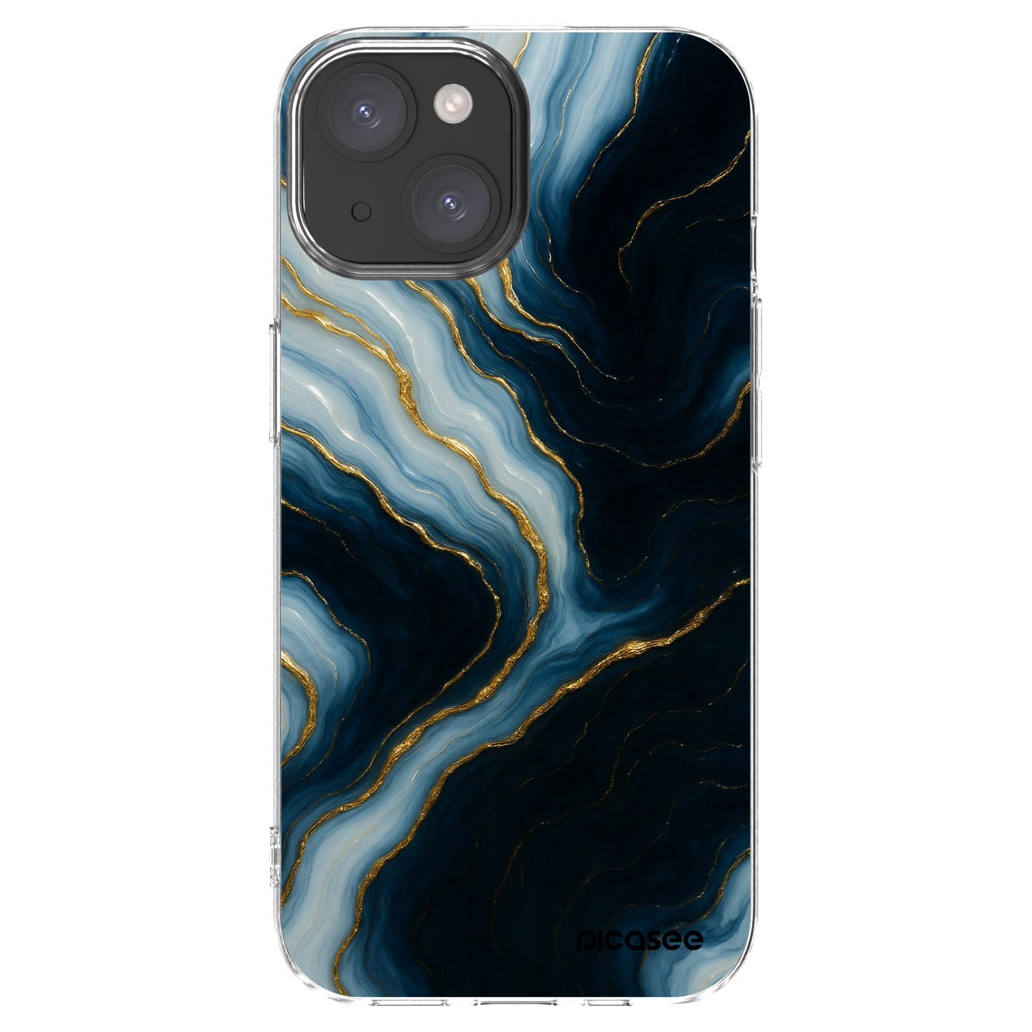 Picasee husă transparentă din silicon pentru Apple iPhone 15 - Luna