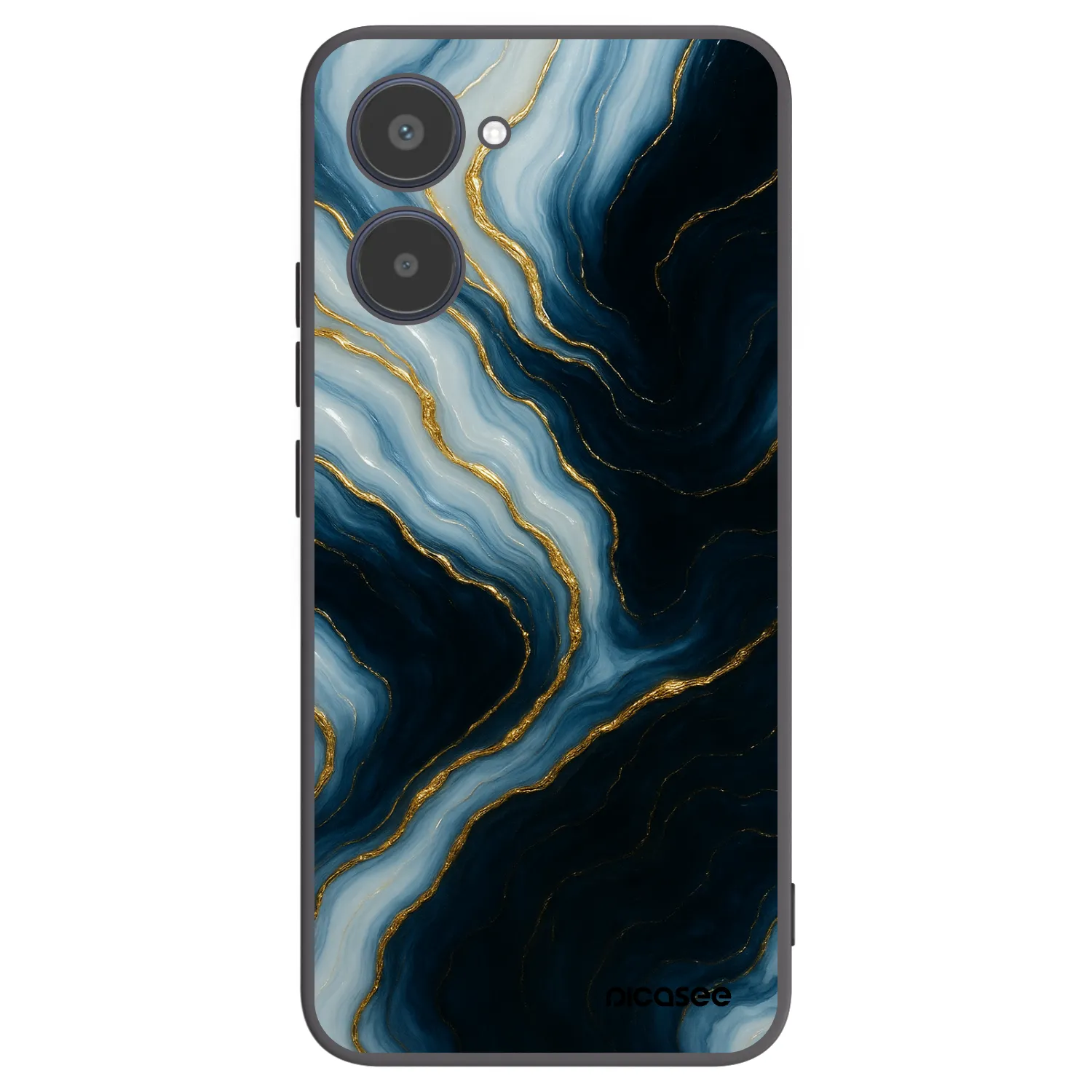 Picasee husă neagră din silicon pentru Realme 10 4G - Luna