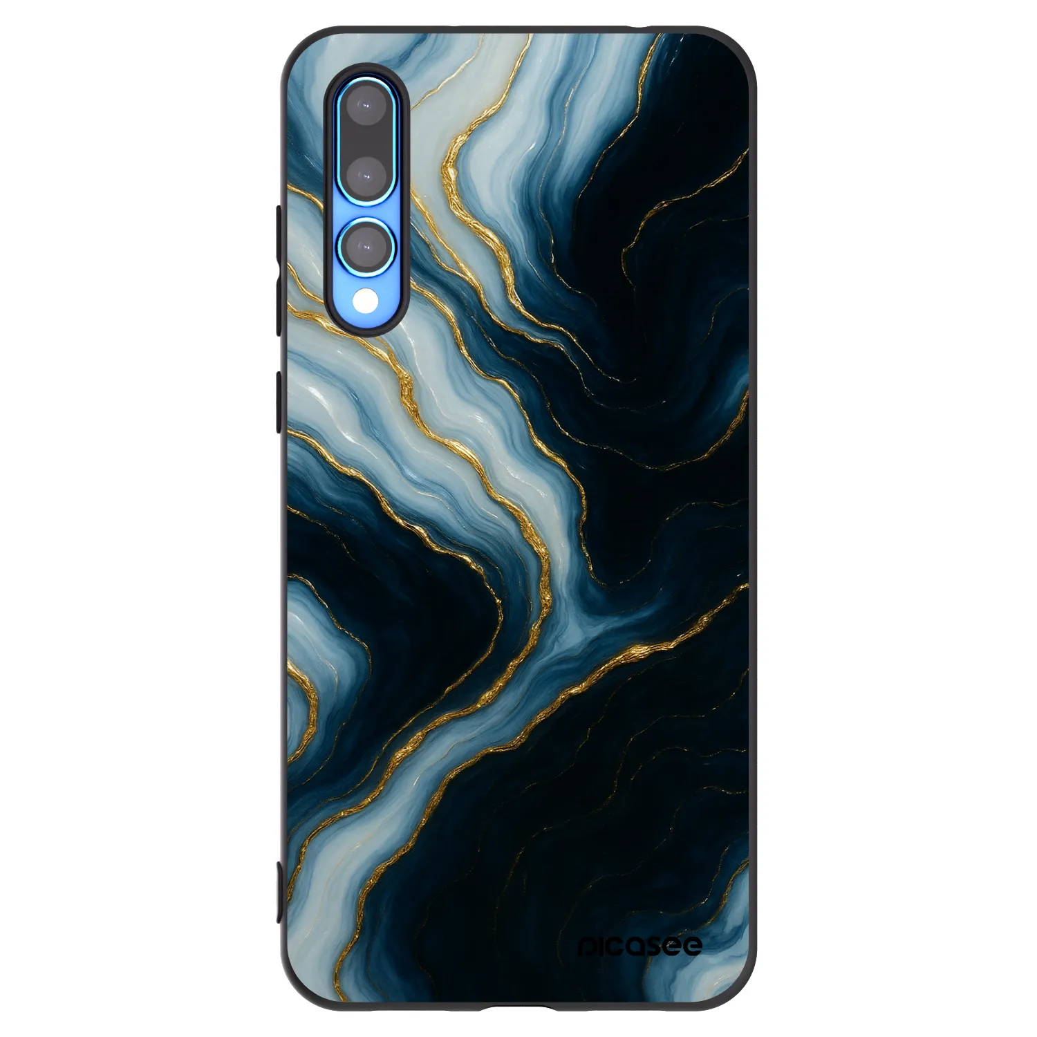 Picasee husă neagră din silicon pentru Huawei P20 Pro - Luna