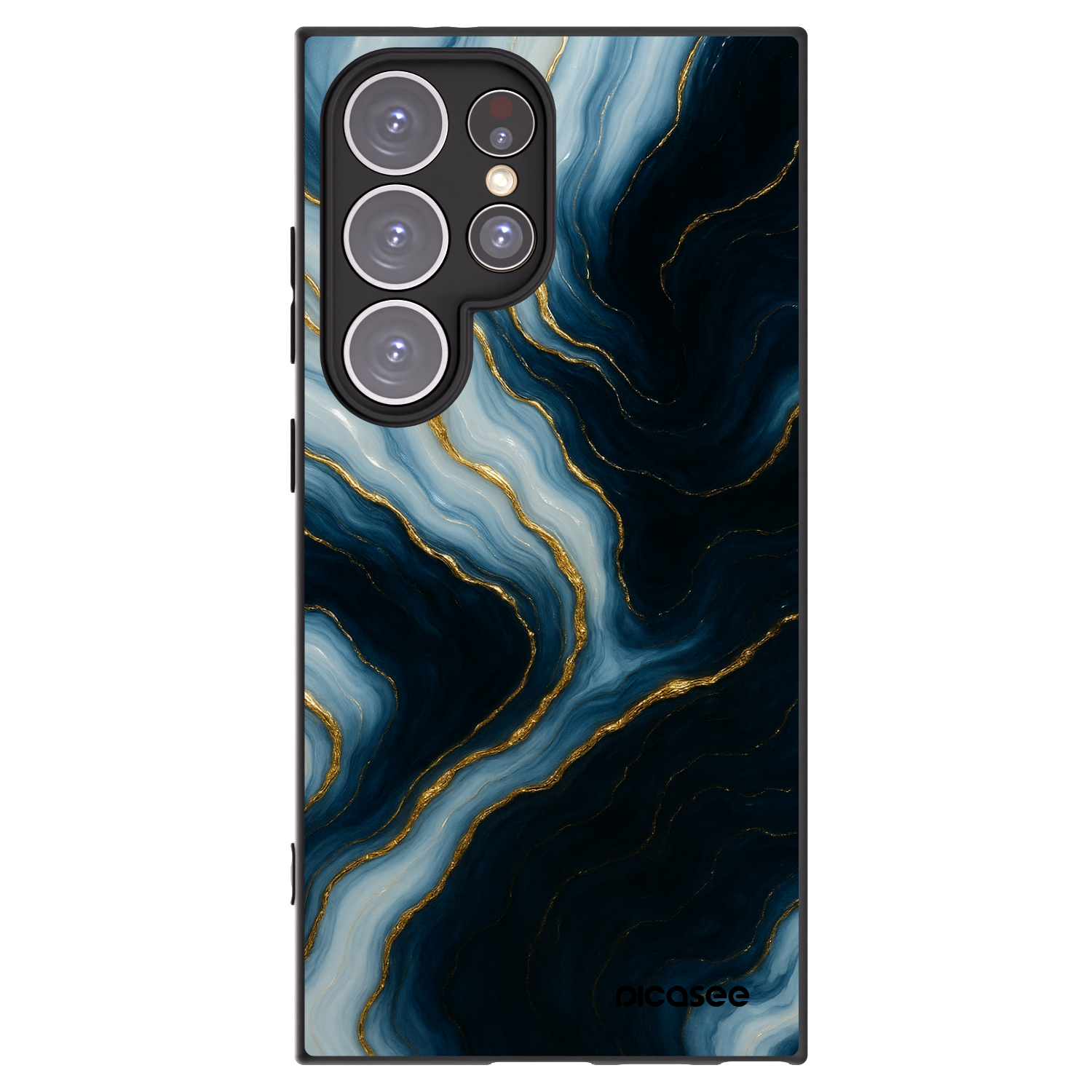 Picasee husă neagră din silicon pentru Samsung Galaxy S24 Ultra S928B 5G - Luna