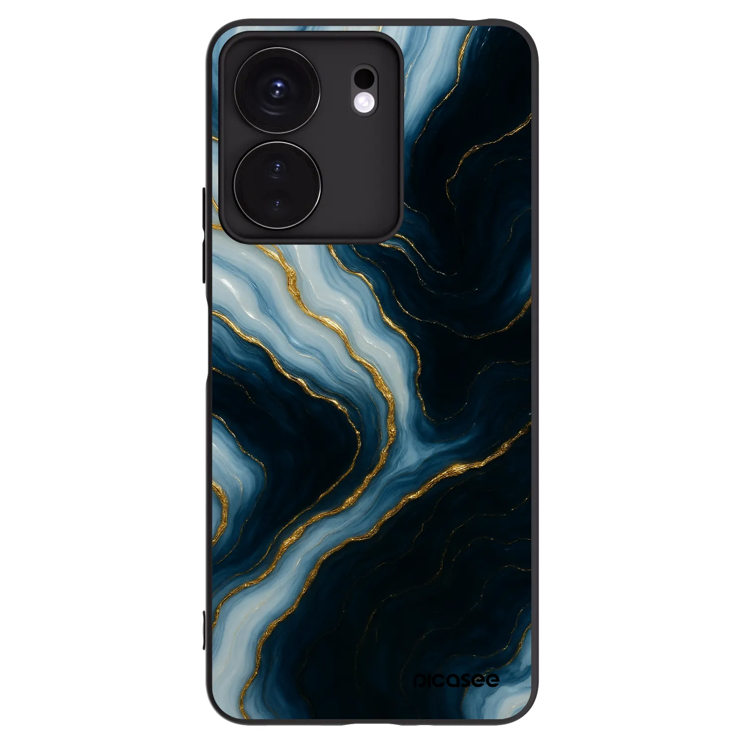 Picasee husă neagră din silicon pentru Xiaomi Redmi 13C 4G - Luna