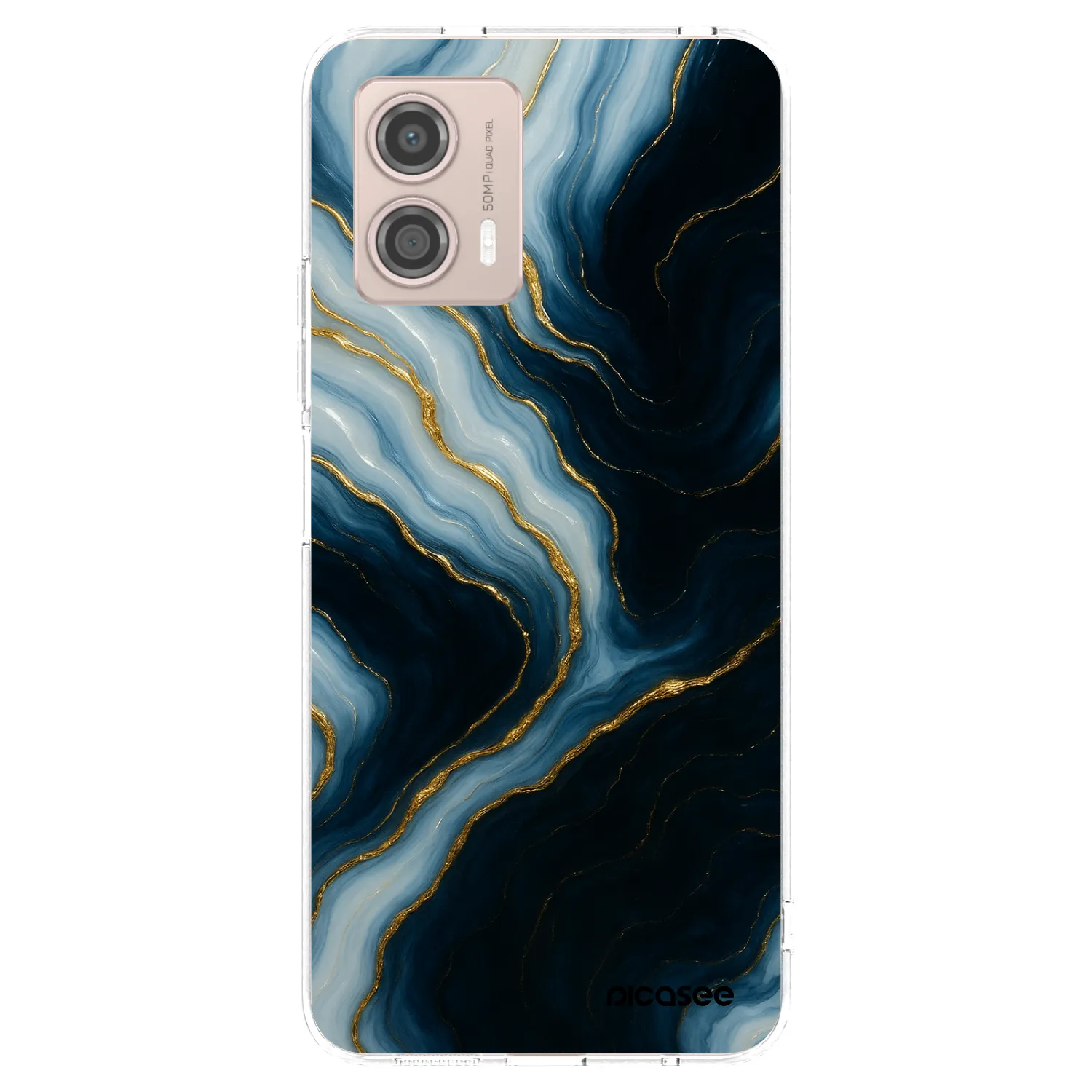 Picasee husă transparentă din silicon pentru Motorola Moto G53 5G - Luna
