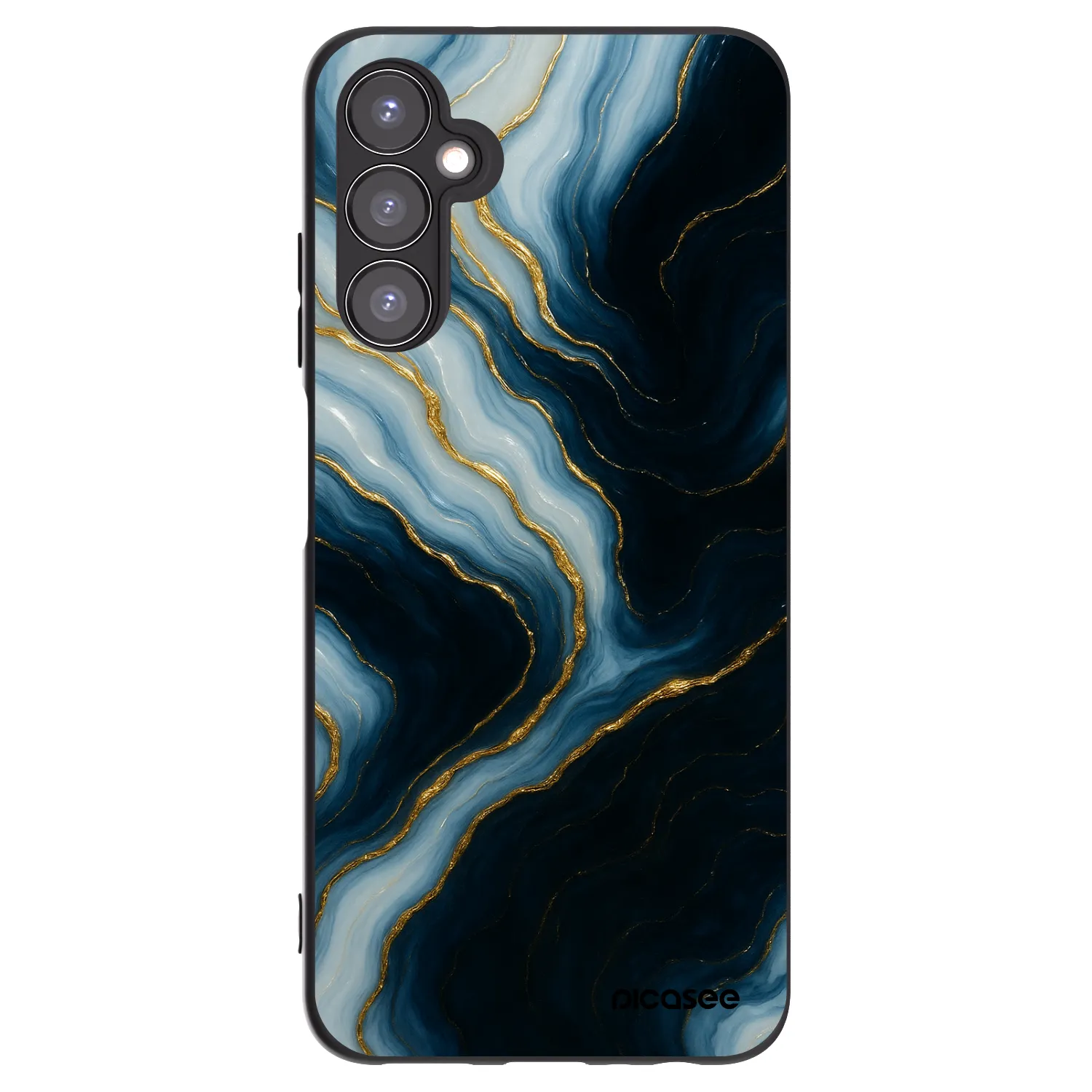 Picasee husă neagră din silicon pentru Samsung Galaxy A05s A057G - Luna