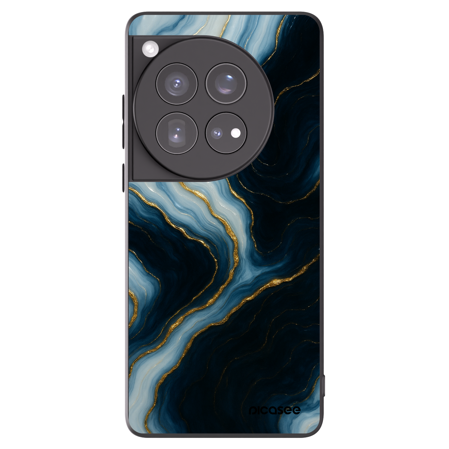 Picasee husă neagră din silicon pentru OnePlus 12 5G - Luna