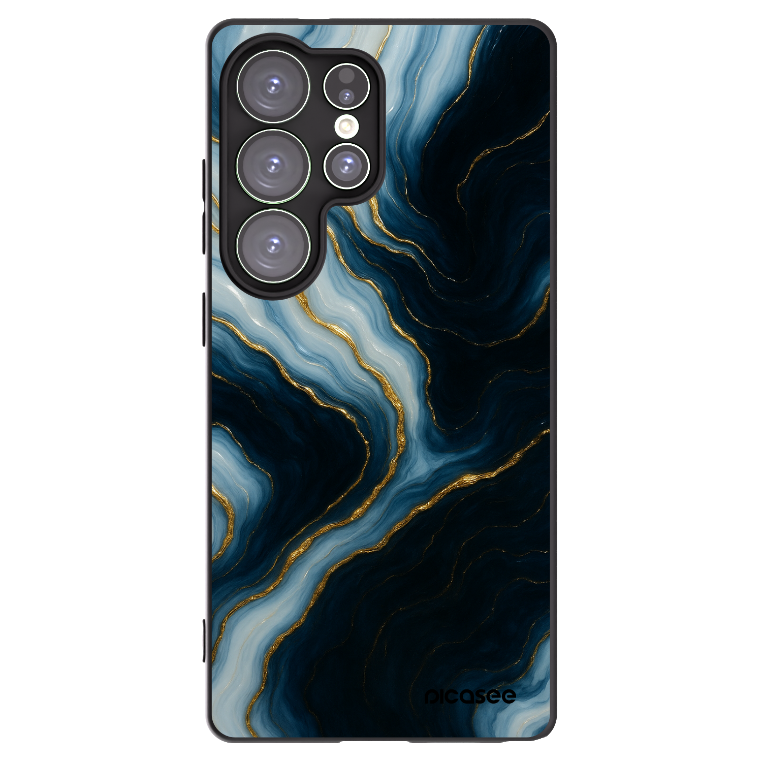 Picasee husă neagră din silicon pentru Samsung Galaxy S25 Ultra 5G - Luna