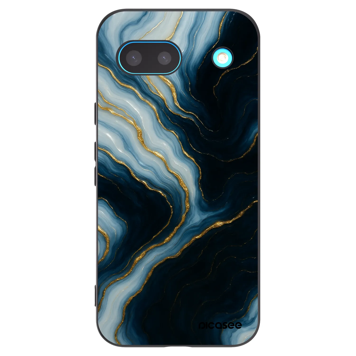 Picasee husă neagră din silicon pentru Google Pixel 8a - Luna