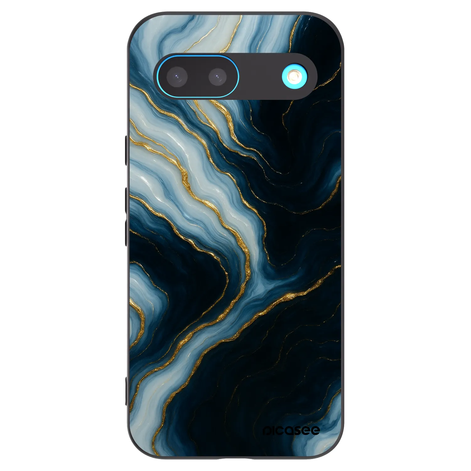 Picasee husă neagră din silicon pentru Google Pixel 8 - Luna