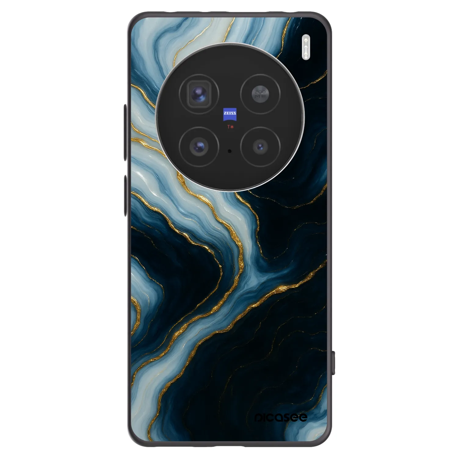 Picasee husă neagră din silicon pentru Vivo X200 Pro - Luna