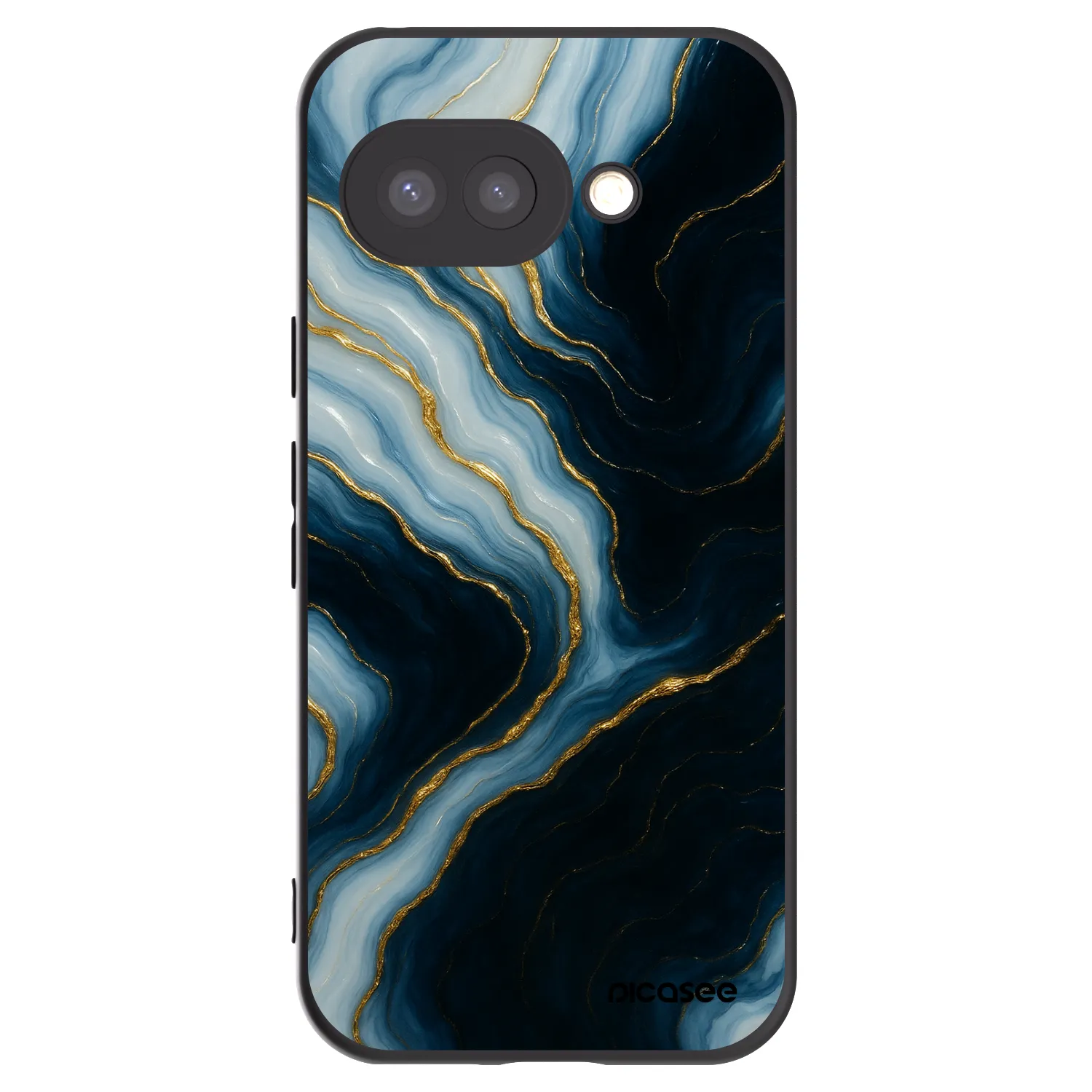 Picasee husă neagră din silicon pentru Google Pixel 9a - Luna