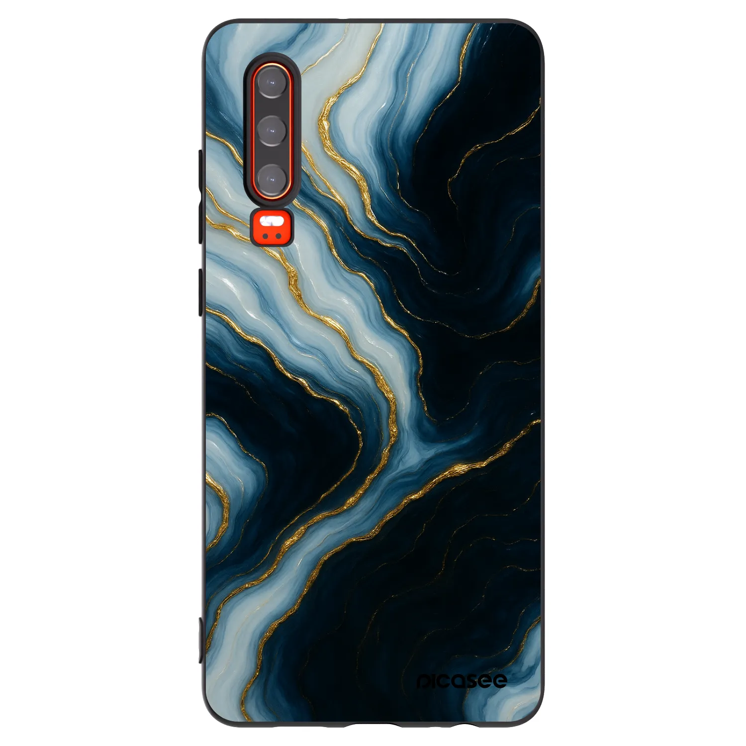 Picasee husă neagră din silicon pentru Huawei P30 - Luna