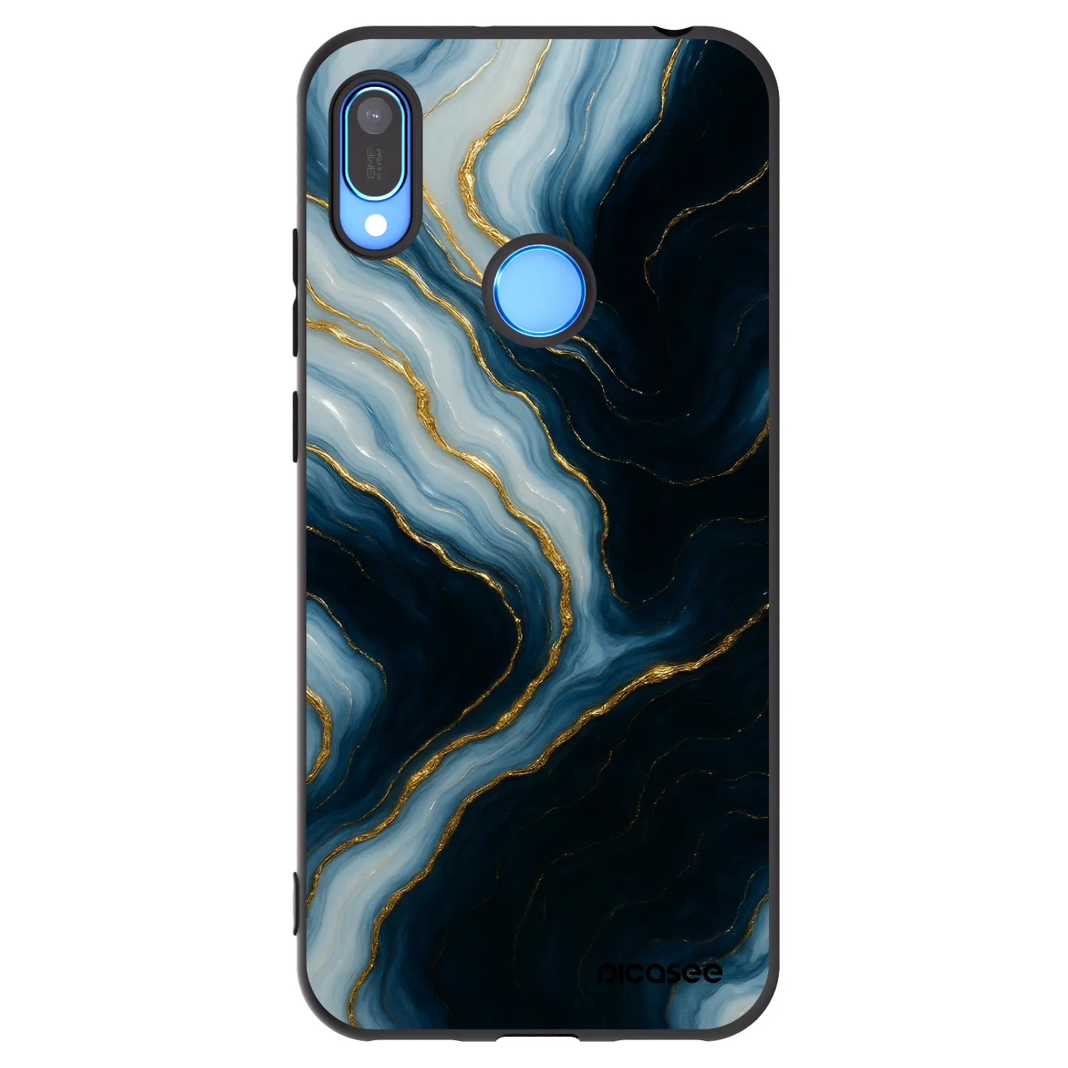 Picasee husă neagră din silicon pentru Huawei Y6 2019 - Luna