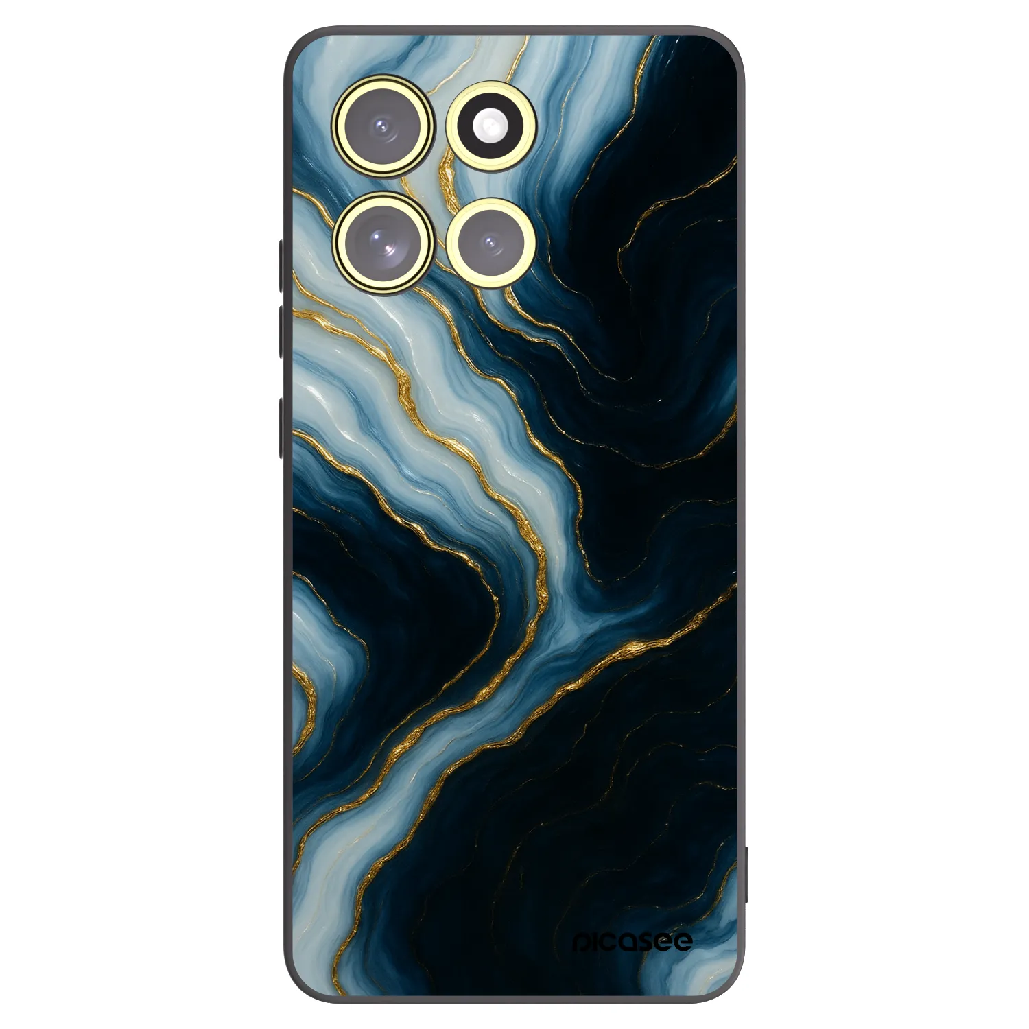 Picasee husă neagră din silicon pentru Motorola Moto G86 5G - Luna