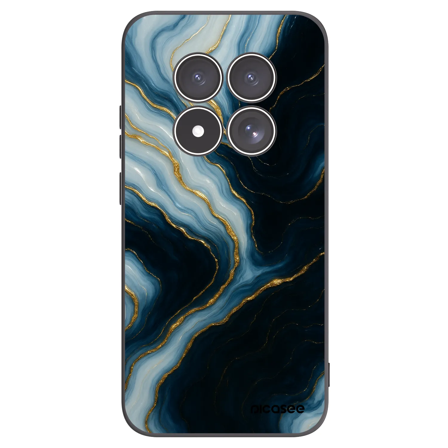 Picasee husă neagră din silicon pentru Xiaomi Redmi Note 15 Pro 5G - Luna