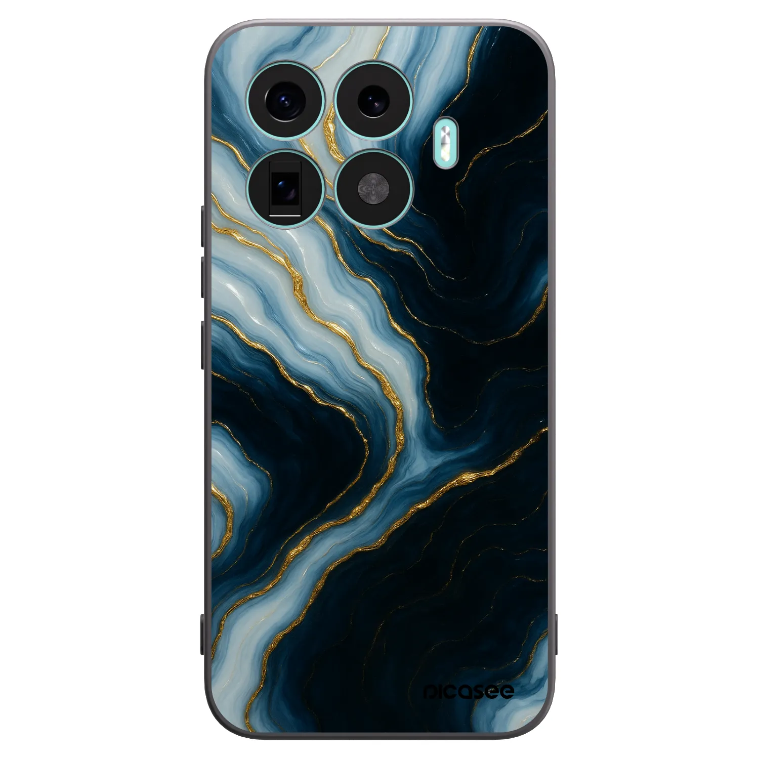 Picasee husă neagră din silicon pentru Xiaomi 17T Pro - Luna
