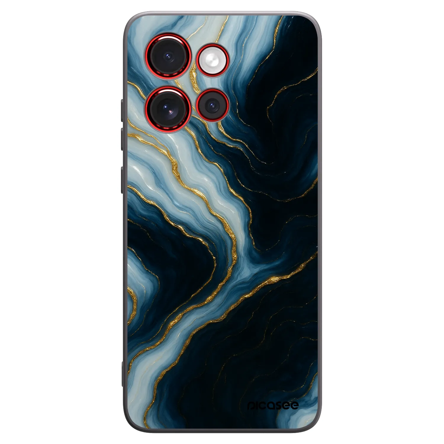 Picasee husă neagră din silicon pentru Motorola Edge 60 Neo 5G - Luna