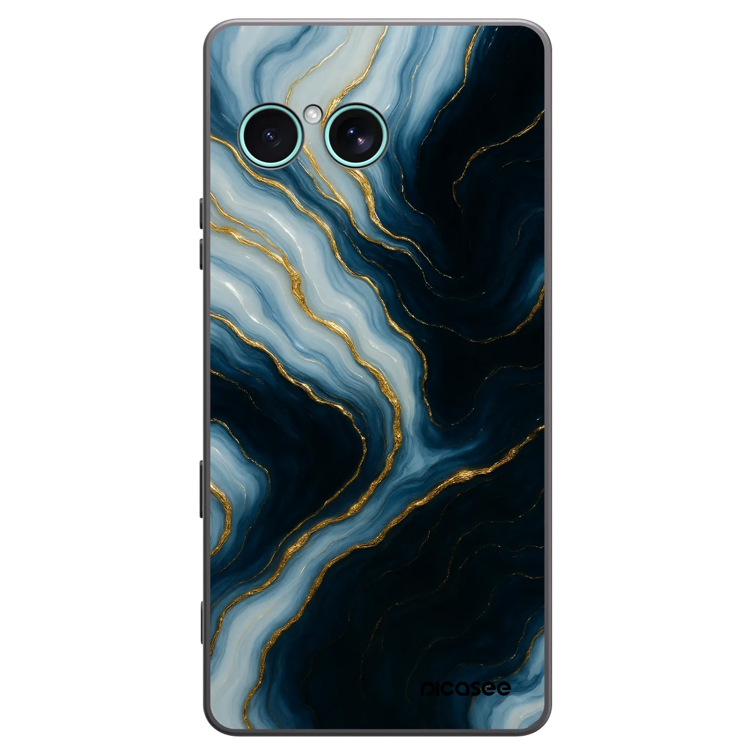 Picasee husă neagră din silicon pentru Sony Xperia 10 VII - Luna