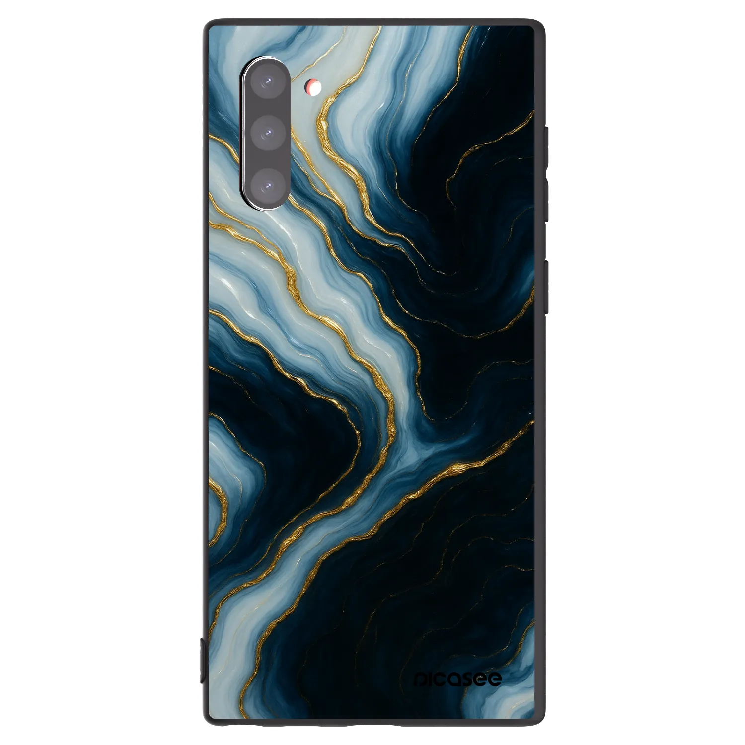 Picasee husă neagră din silicon pentru Samsung Galaxy Note 10 N970F - Luna
