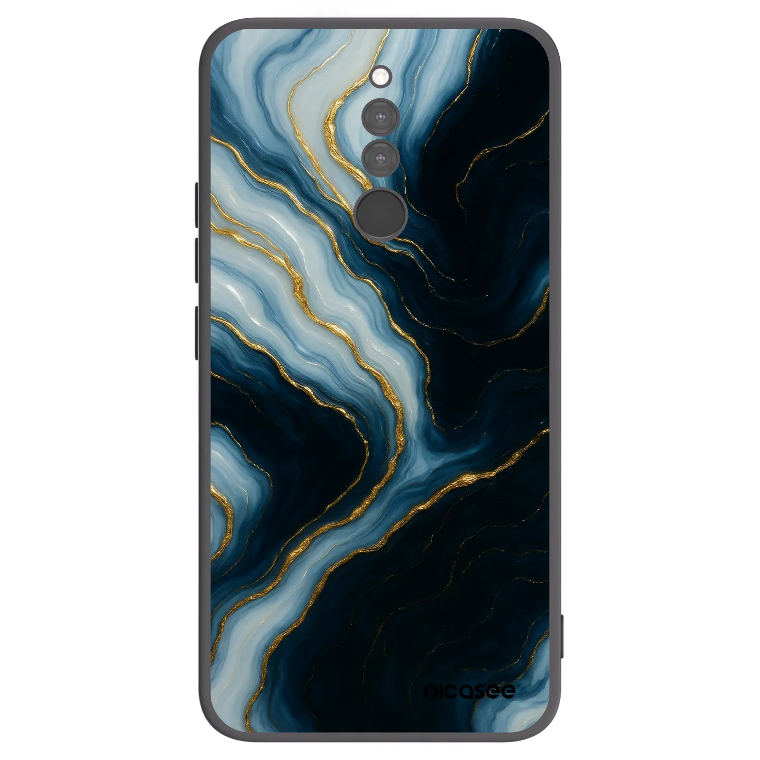 Picasee husă neagră din silicon pentru Xiaomi Redmi 8 - Luna