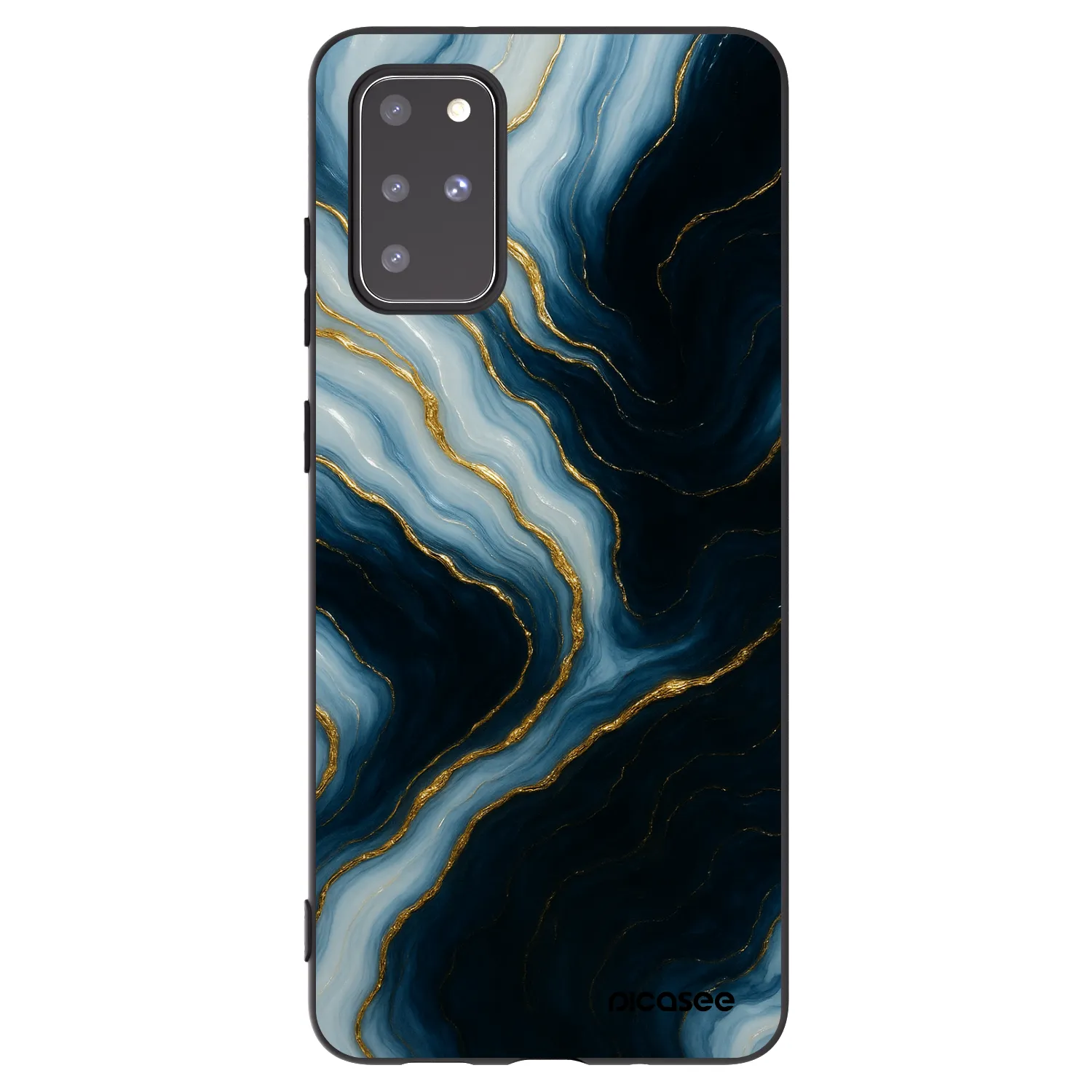 Picasee husă neagră din silicon pentru Samsung Galaxy S20+ G985F - Luna