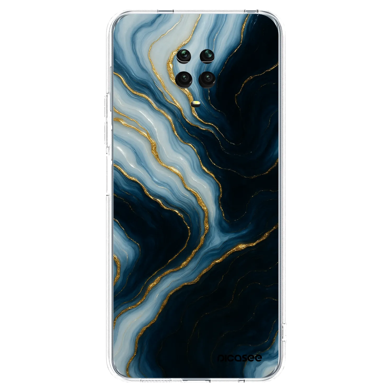 Picasee husă transparentă din silicon pentru Xiaomi Redmi Note 9 Pro - Luna