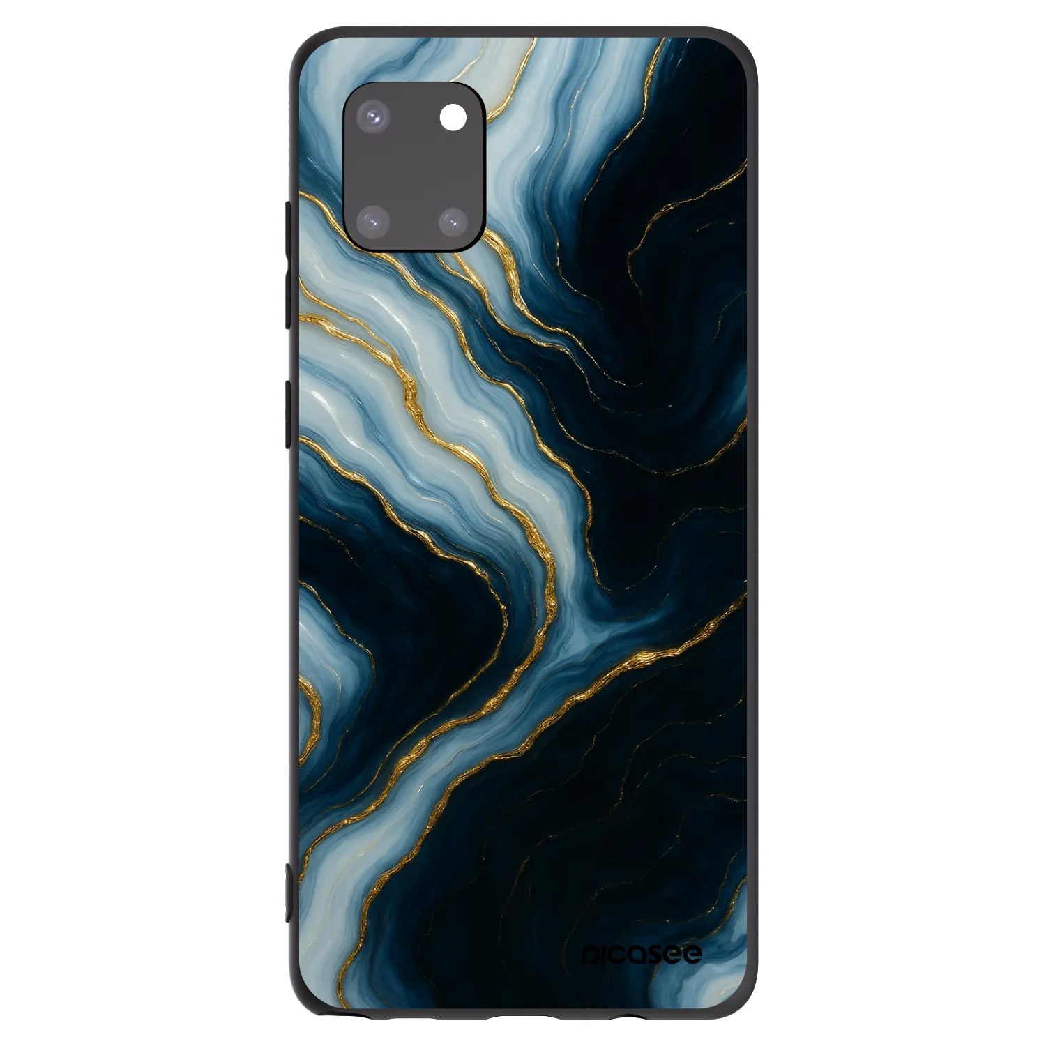 Picasee husă neagră din silicon pentru Samsung Galaxy Note 10 Lite N770F - Luna