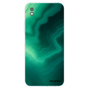 Picasee husă neagră din silicon pentru Xiaomi Redmi 9A - Malachite