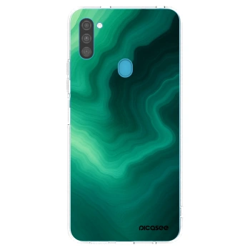 Picasee husă transparentă din silicon pentru Samsung Galaxy M11 - Malachite