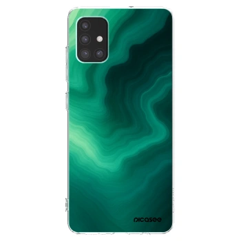 Picasee husă transparentă din silicon pentru Samsung Galaxy M51 M515F - Malachite