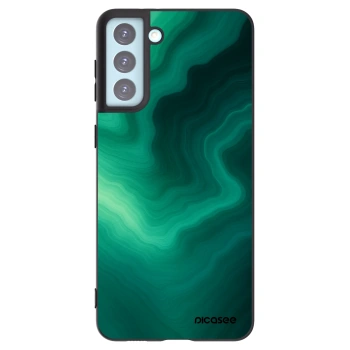 Picasee husă neagră din silicon pentru Samsung Galaxy S21+ 5G G996F - Malachite