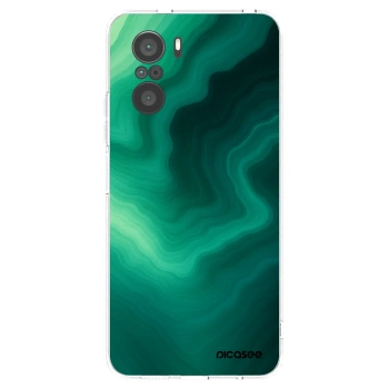 Picasee husă transparentă din silicon pentru Xiaomi Poco F3 - Malachite