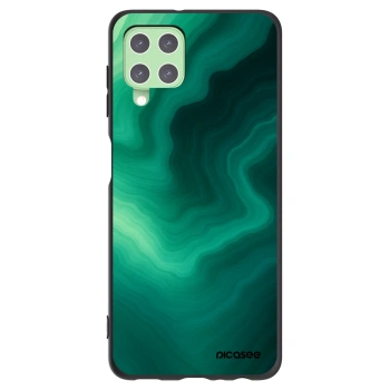 Picasee husă neagră din silicon pentru Samsung Galaxy A22 A225F 4G - Malachite